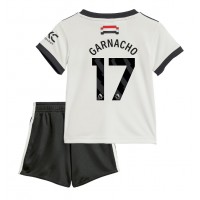 Manchester United Alejandro Garnacho #17 Kolmas Peliasu Lasten 2024-25 Lyhythihainen (+ Lyhyet housut)